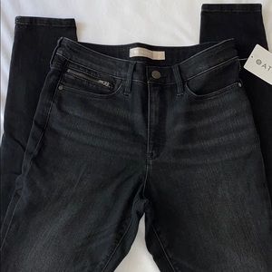 Athleta Sculptek Zip ultra skinny jeans